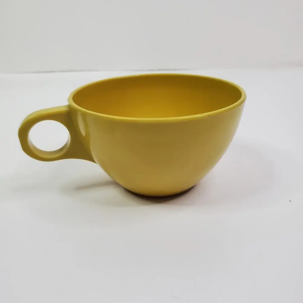 Vtg Melmac Harvest Gold Dishes Lot of 12 Melamine Bowls Platters 1 cup